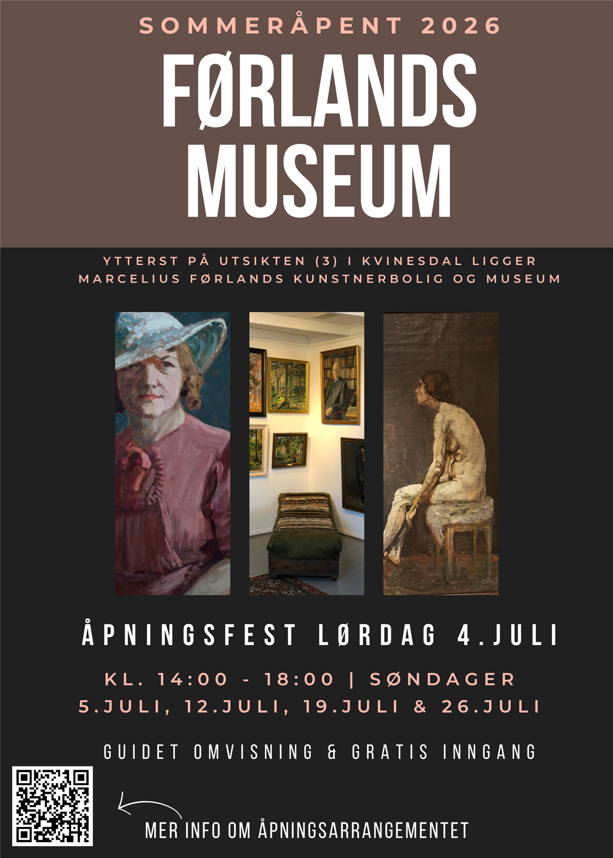 Sommeråpent Førlands museum åpningsfest 4. juli - Klikk for stort bilde